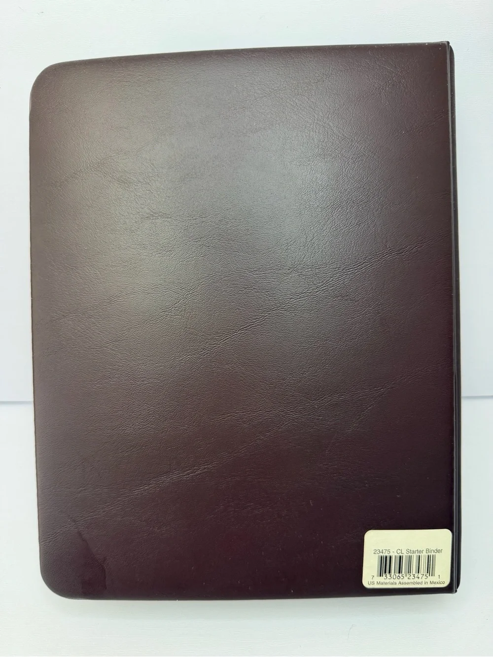 Franklin Covey Classic 7 Ring Leather Planner Binder Brown Year 2001 Organizer